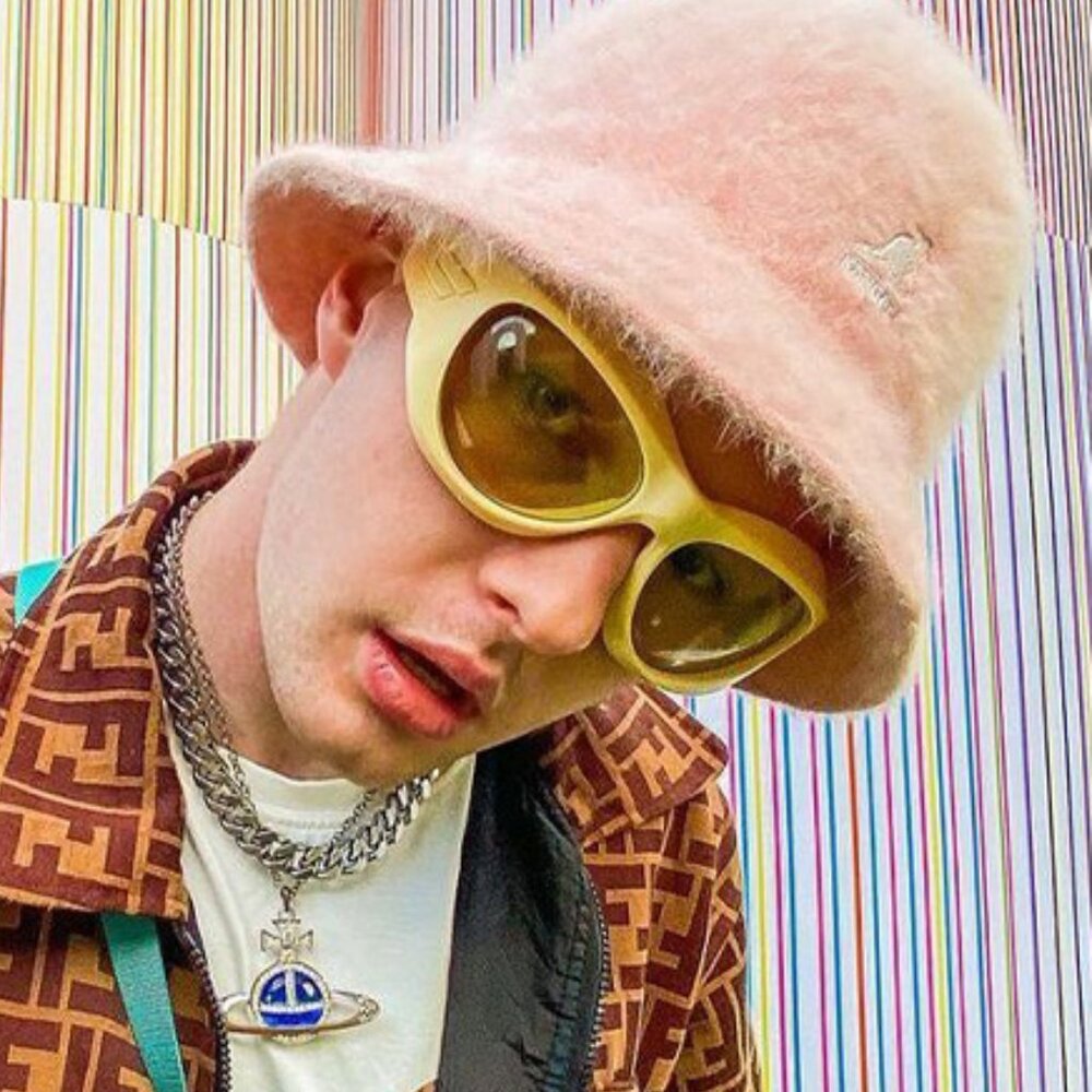 Wrap Around Futuristic Sunglasses Yellow Black Men